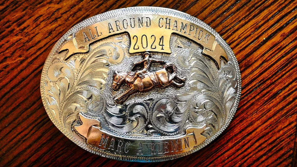 Custom Western Belt Buckle – Cowboy Rodeo Style, Handmade, Gift Ready