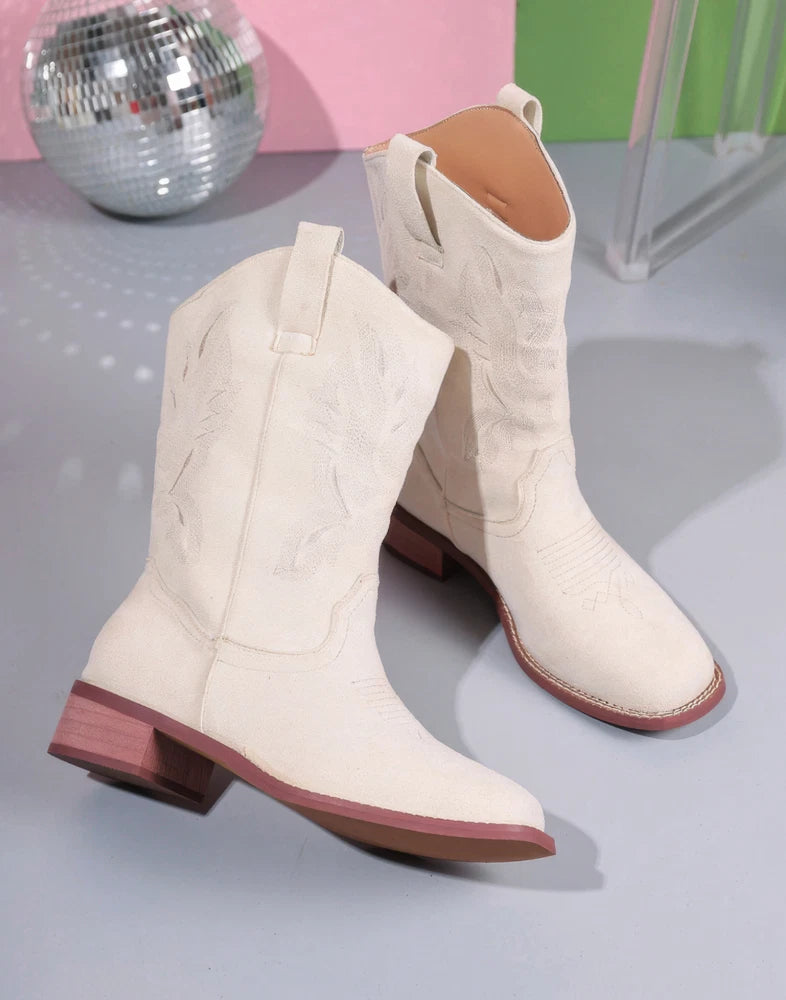 Women’s Western Cowboy Boots – Embroidered Stitch Detail | Country Rodeo