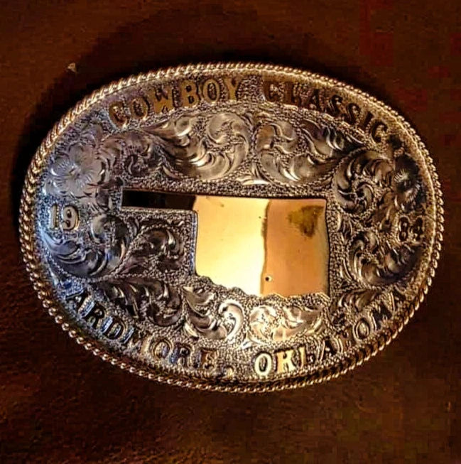 Custom State Belt Buckle – Any U.S. State, Engraved Western Trophy Buckle