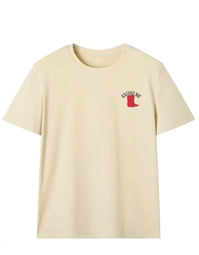 Excuse Me Cowboy Boots Graphic Tee — Western Country Music T-Shirt